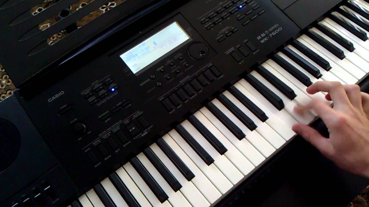 casio wk 7600 youtube