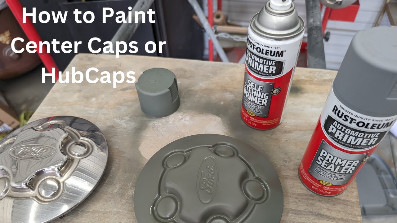 Painting Center Caps on a Crown Vic YouTube