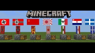 WW2 Country Flags in Minecraft