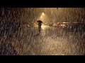 When I'm standing alone in the thunderstorm at night... | ASMR Very Heavy Rain Sounds