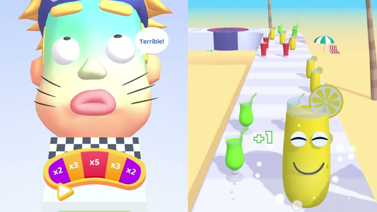 Sandwich Runner Vs Juice Run- Satisfying Gameplay Walkthrough - All Level Max Tiktok