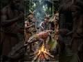 BLOOD FEAST 🔥 GIANT Komodo Dragon ROAST (1 Bite Proof) #shortsviral