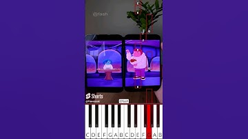 Embarrassment & Sadness Love Story (@fash) Inside Out Animation - Octave Piano Tutorial