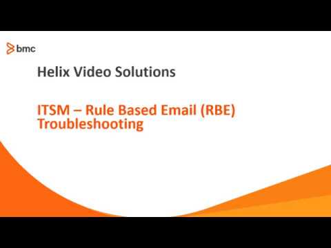 Rule Based Email (RBE) Troubleshooting