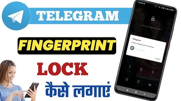 Telegram Me Finger Print Lock Kaise Lagaye 🔥🔥 How Enable Passcode & Fingerprint Lock On Telegram