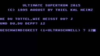 C64 Ultimate Supertron 2015 SUPER TRON 1995Karl Heinz Thielde COMMODORE 64 LIGHT CYCLES
