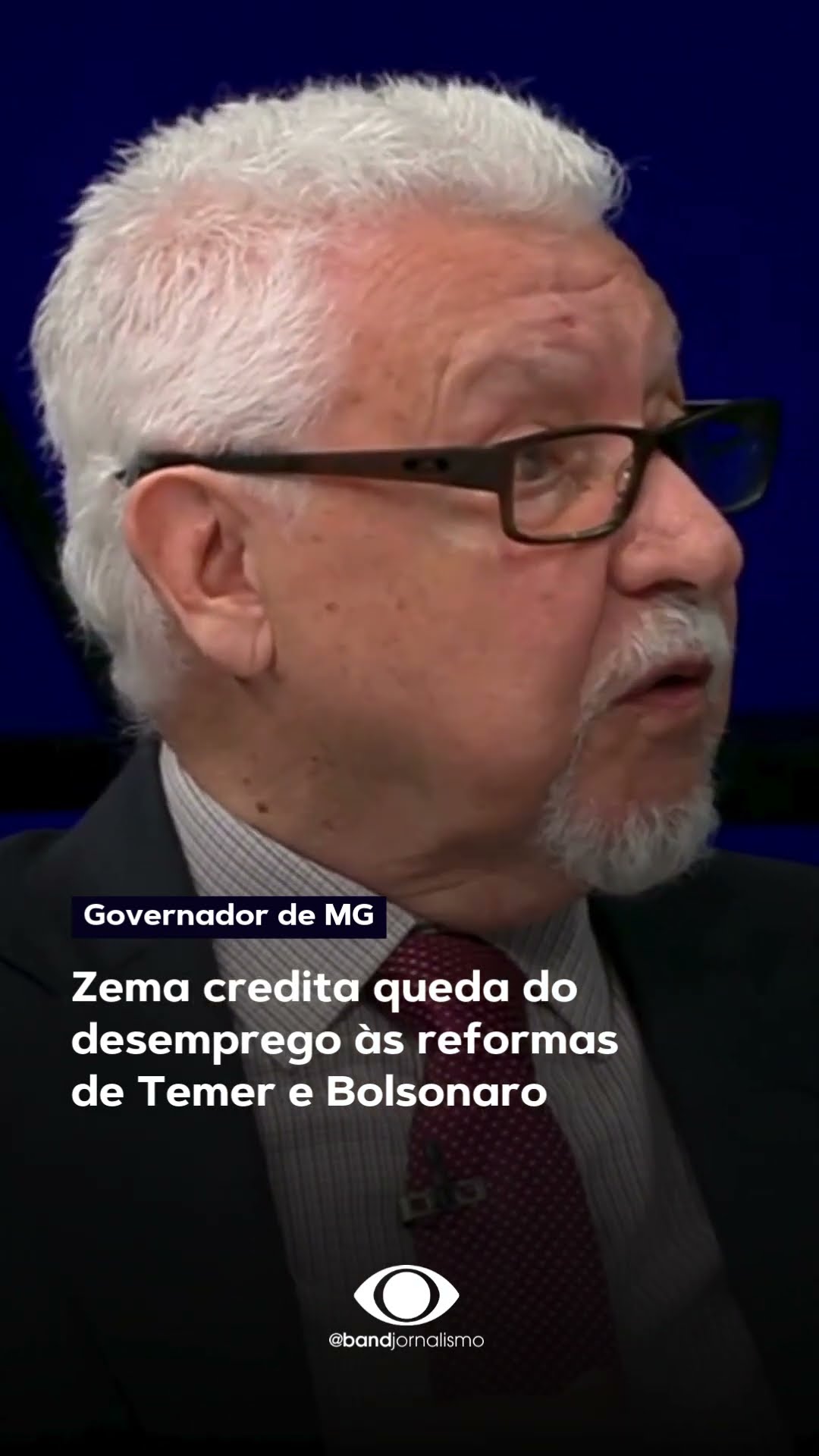 Zema credita queda do desemprego às reformas de Temer e Bolsonaro #shorts