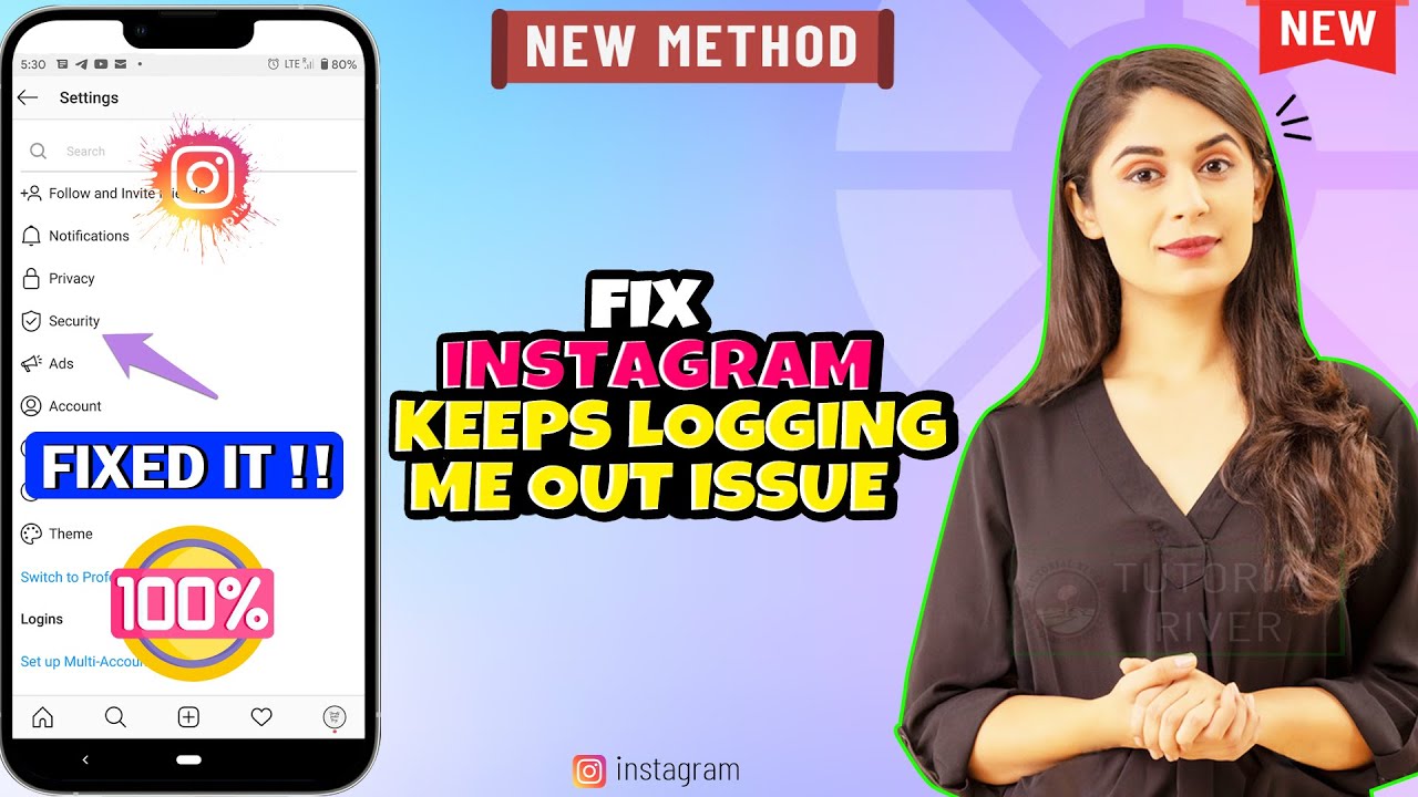 How to Fix Instagram keeps Logging me out issue 2024 [ 5 Easy Ways