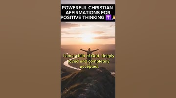 TRANSFORM Your Mind: 3-Minute Christian Affirmations for POSITIVE THINKING (AI Generated)