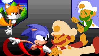 Fnf Cross Console Clash With Lyrics Playable