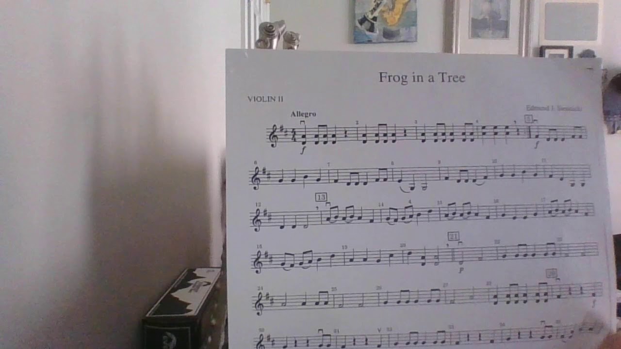 Frog In A Tree Violin Part 2 - YouTube