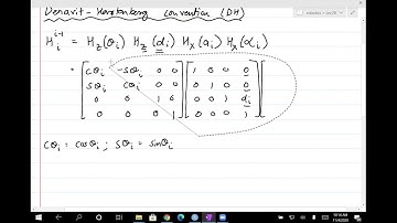 Robotics Lec28: Manipulator Kinematics using Denavit-Hartenberg (Part 1 of 3) (Fall 2020)