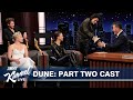 Jimmy kimmel interviews timothe chalamet zendaya austin butler  florence pugh