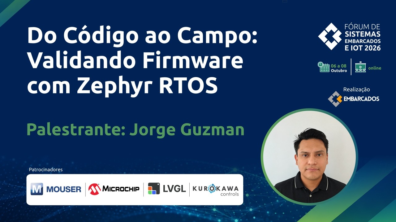 Do Código ao Campo: Validando Firmware com Zephyr RTOS
