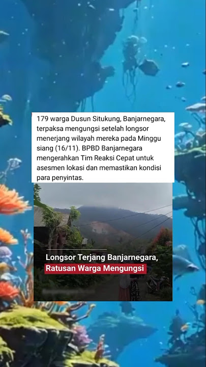 LONGSOR TERJANG BANJARNEGARA