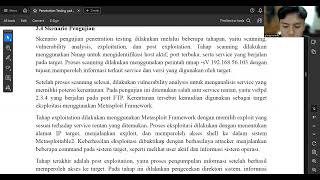 Presentasi Penetration Testing pada Virtual Machine - Kelompok 23