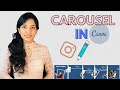 How To Create INSTAGRAM CAROUSEL Post With CANVA? | Step By Step Canva Tutorial For Beginners 2021