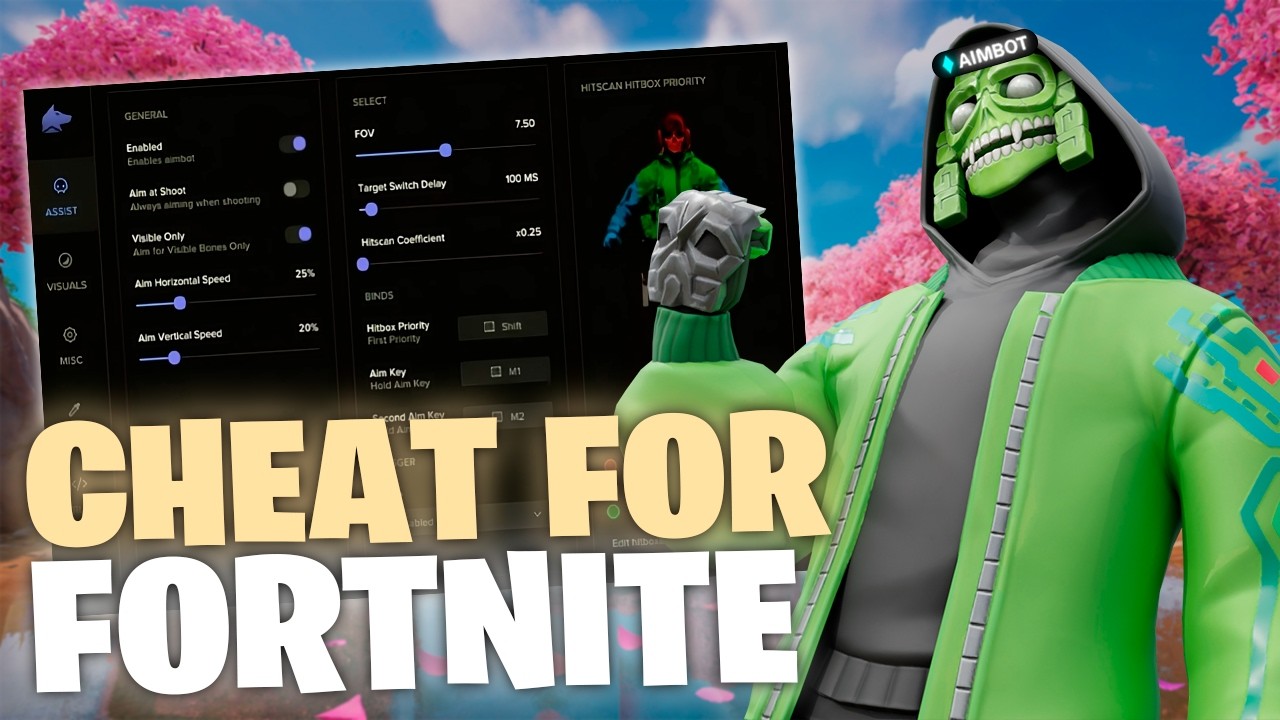 Free Fortnite Hack | AimBot, WallHack, ESP | Free Fortnite Cheat Menu 2026