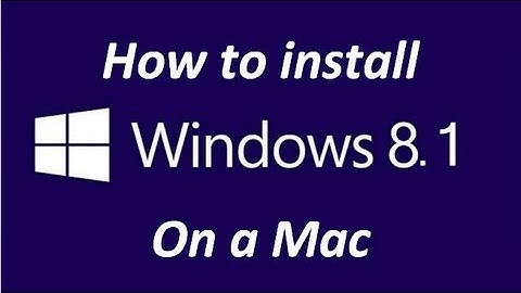How to Install Windows Blue 8.1 on a Mac with Bootcamp Step by Step