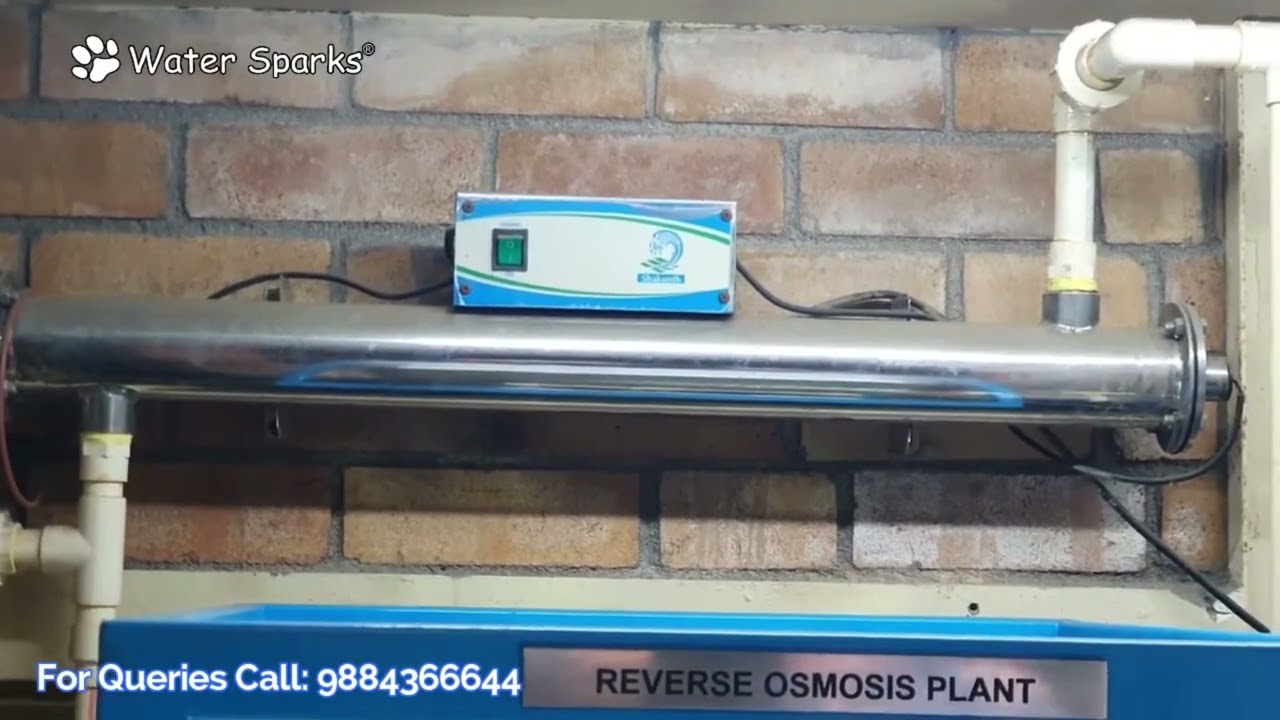 UV Filter System  | Water Sparks |  Water Treatment Plant