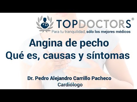 Vídeo: Angina De Pecho: Síntomas, Tratamiento, Pronóstico