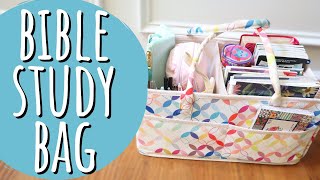 What's In My Bible Study Bag? | Erin Condren Life Planner | Bible Study Journal