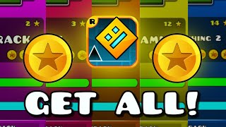 All Secret Coins In Geometry Dash Main Levels Full Compilation