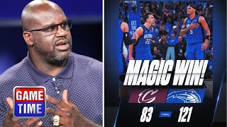 NBA Gametime reacts to Orlando Magic crush Cavaliers 121-83 in Gm3; P. Banchero 31 Pts; Allen 15 Pts