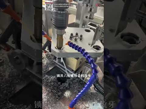 Fully Automatic Hex Nut Tapping and Drilling Machine for Hardware Locks Manufacturing