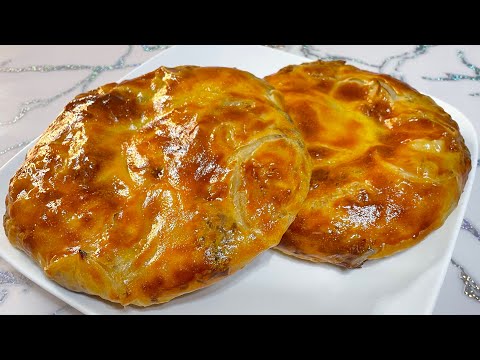 КАТЛАМА С МЯСОМ и ЛУКОМ на ИФТАР. Мягкая и слоистая.Рамадан