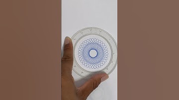 Triangle shape Spirograph #art #spirograph #drawing