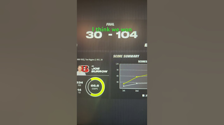 I think we won