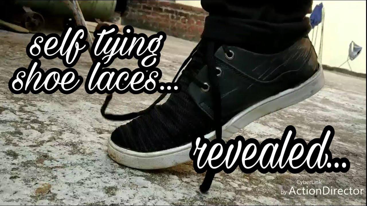 Self tying shoe laces trick revealed (telugu) Indian dynamite YouTube
