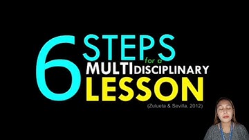 multidisciplinary and interdisciplinary approach