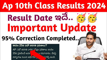 Ap 10th class result date 2024||ap tenth results latest news||Manabadi