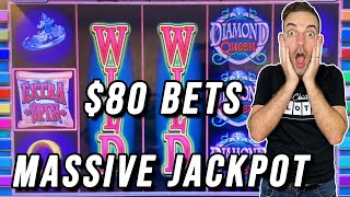 INCREDIBLY MASSIVE JACKPOT ➨ $80 BET BONUS ➨ Diamond Queen!