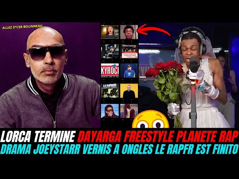 LORCA FINISHES DAYARGA FREESTYLE PLANETE RAP, DRAMA JOEYSTARR NAIL POLISH THE RAPFR IS FINISHED