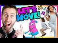 Lets move  dance and movement song for kids  mooseclumps  kids learning songs