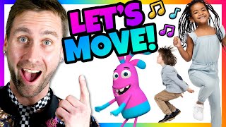 Let's Move! | Dance and Movement Song for Kids | Mooseclumps | Kids Learning Songs Resimi