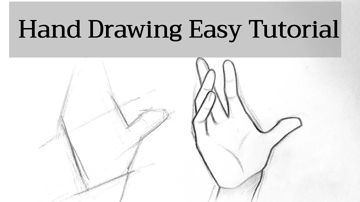 How to draw hand/hands for beginners Hand drawing basics easy step by step tutorial with pencil.
