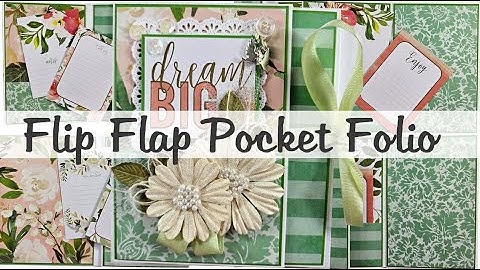 Make This STUNNING Flip Flap Folio in 10 Minutes!