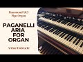 Paganelli aria for organ  hammond xk5
