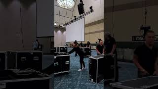 Building a Full Conference Stage From Scratch ⚡ Event Timelapse