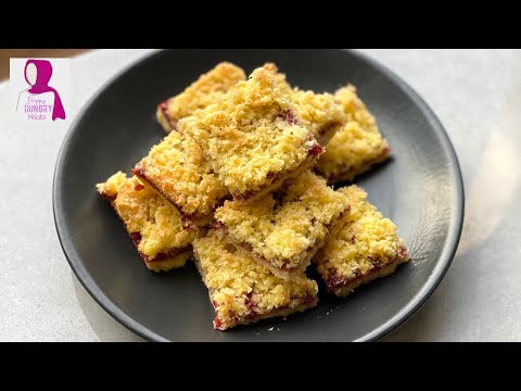 Coconut Jam Slice | The Perfect Summer Tray Bake