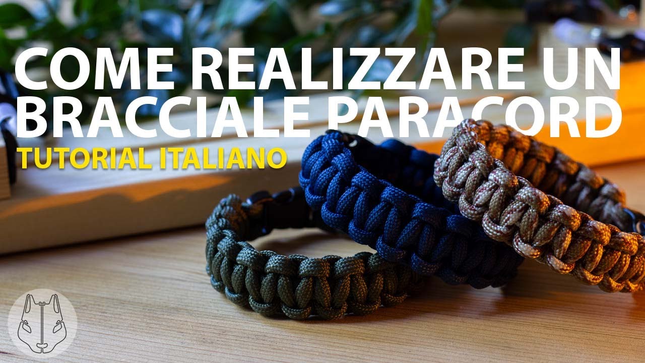 Come realizzare un bracciale in paracord  Tutorial ITA #01 Blacksquirrel 