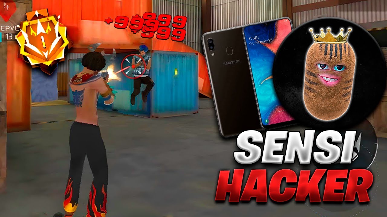 Probé Mi Sensibilidad Modo HACKER Para CELULAR en Free Fire😈
