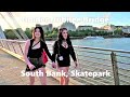 👸South Bank, Skatepark, Golden Jubilee Bridge, London Eye,  River Thames【London Summer Walk】(4K)