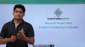 MS Project 2013 - Creation & Assigning of Calendar
