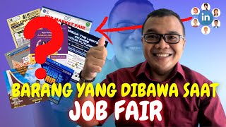 TIPS BURSA KERJA | PERTAMA KALI KE JOB FAIR OFFLINE | BARANG YANG DIBAWA SAAT JOB FAIR #AGASANTAI screenshot 4