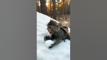 ai video #monkey funny vlog#shorts#viral#aimonkey#monkey #cute #funny